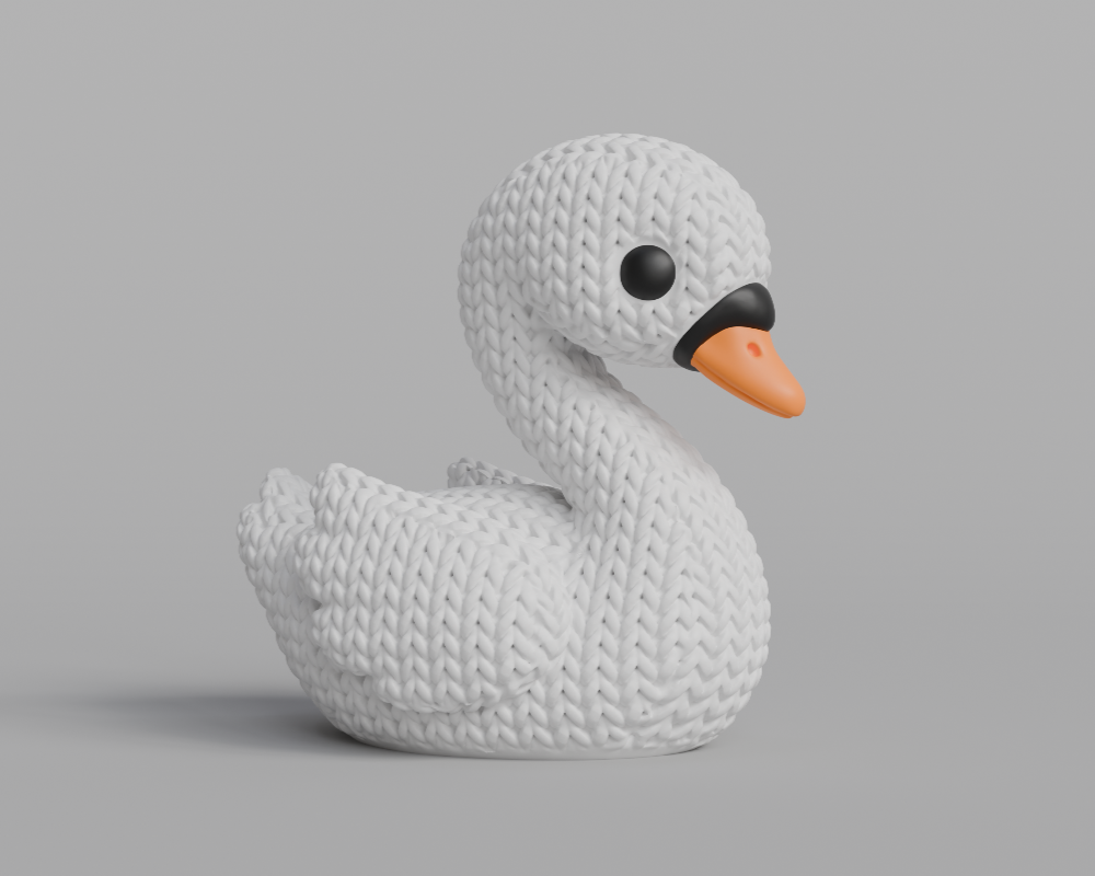 Knitted Swan