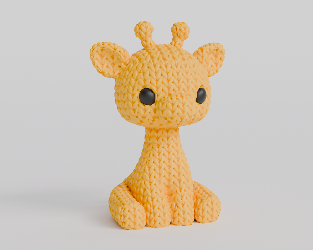 Knitted Giraffe