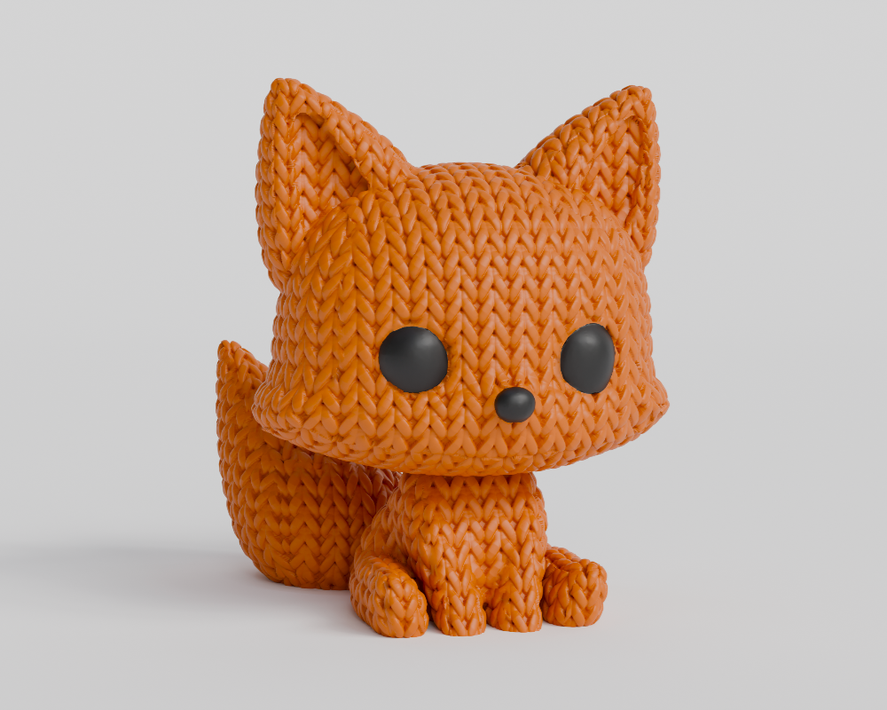 Knitted Fox