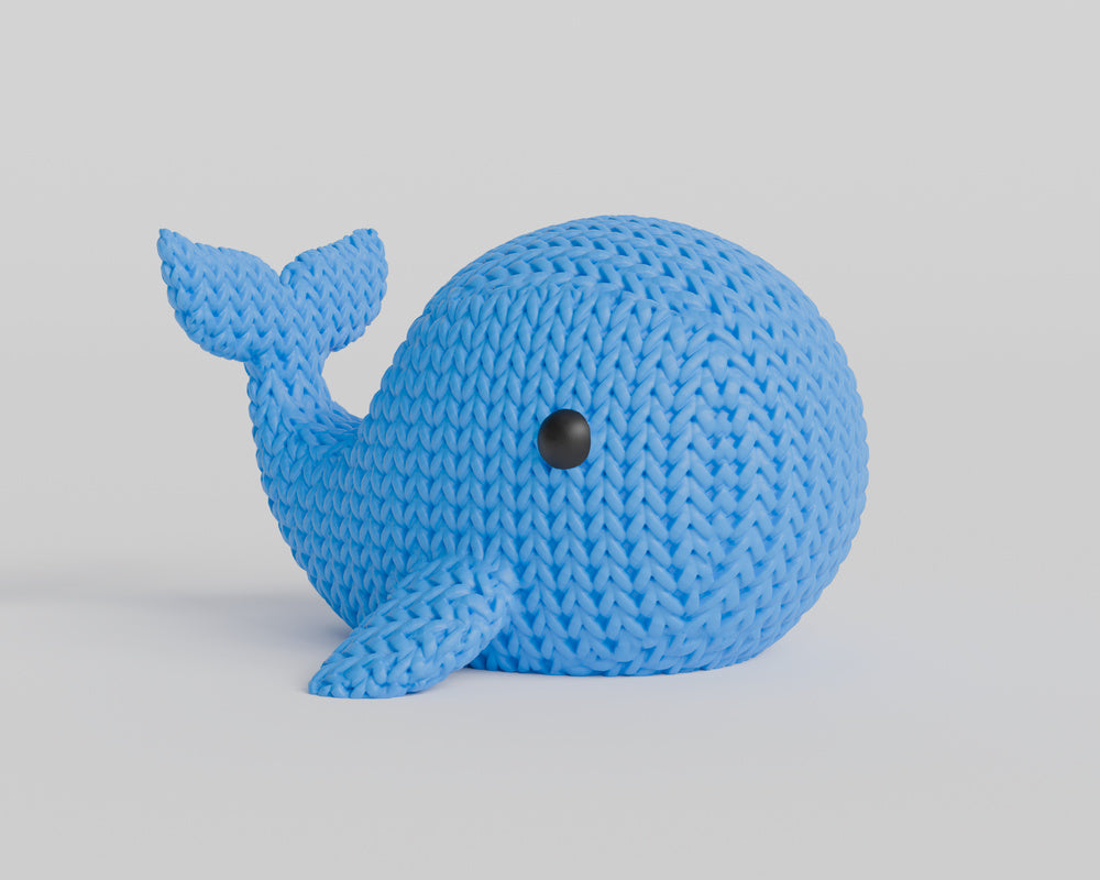 Knitted Whale