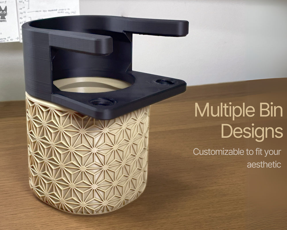 Clamp-On Desk Bin