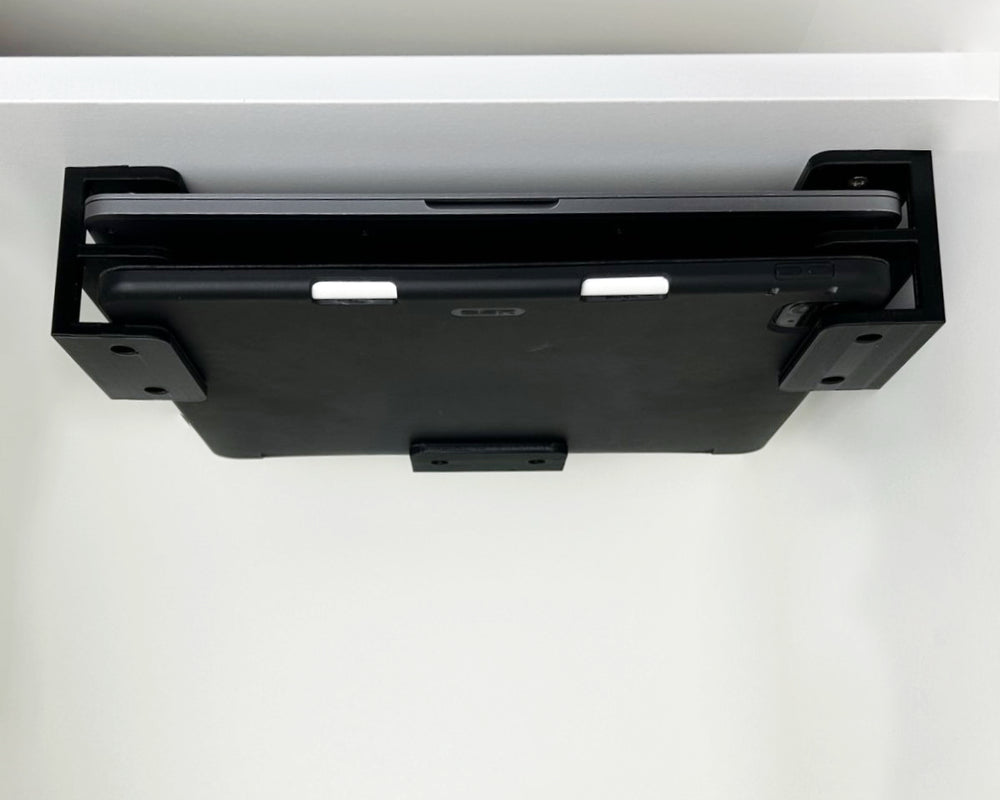 Double Under-Desk Laptop Holder for 2 devices