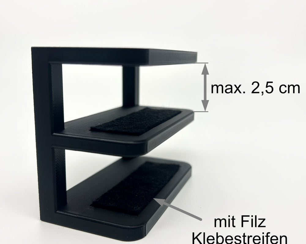 Double Under-Desk Laptop Holder for 2 devices