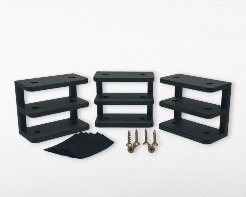 Double Under-Desk Laptop Holder for 2 devices
