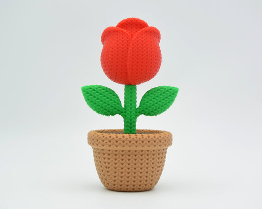 Knitted Rose