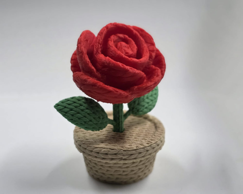 Knitted Rose