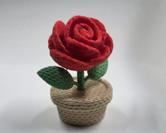 Knitted Rose