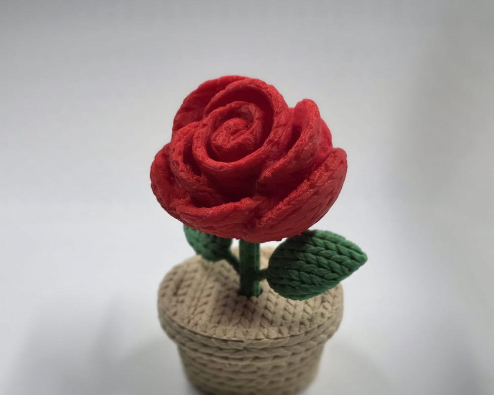Knitted Rose
