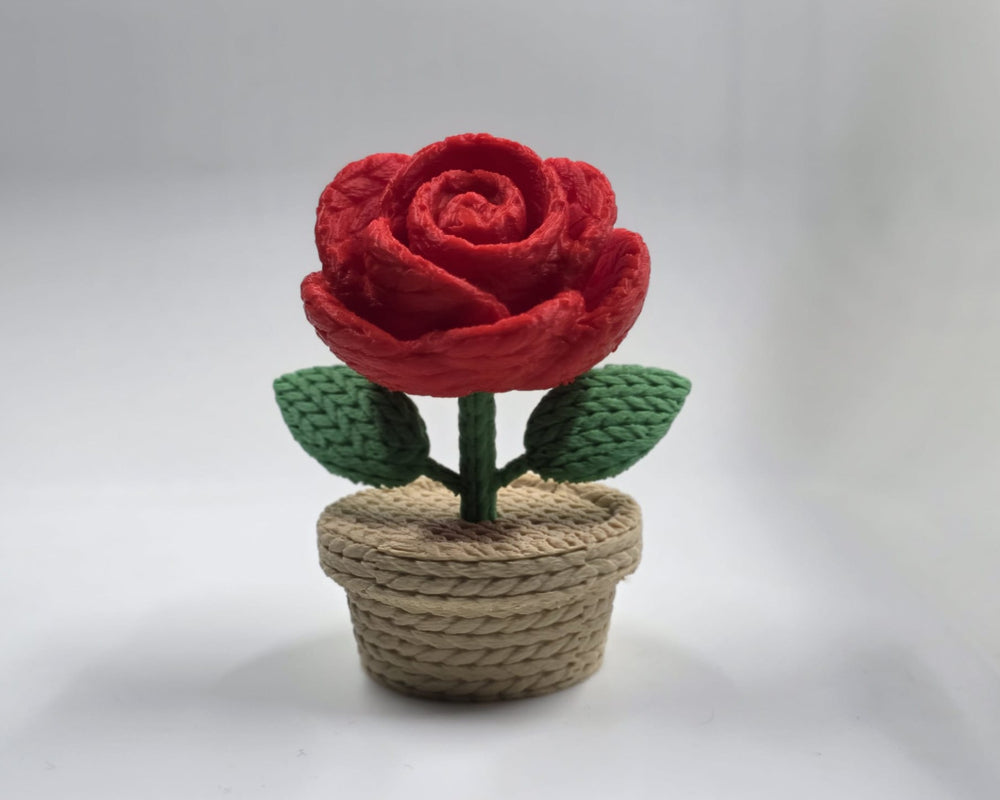 Knitted Rose