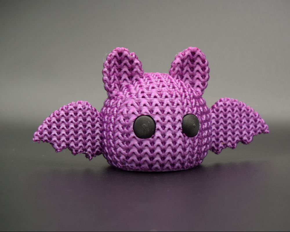 Knitted Halloween Bat