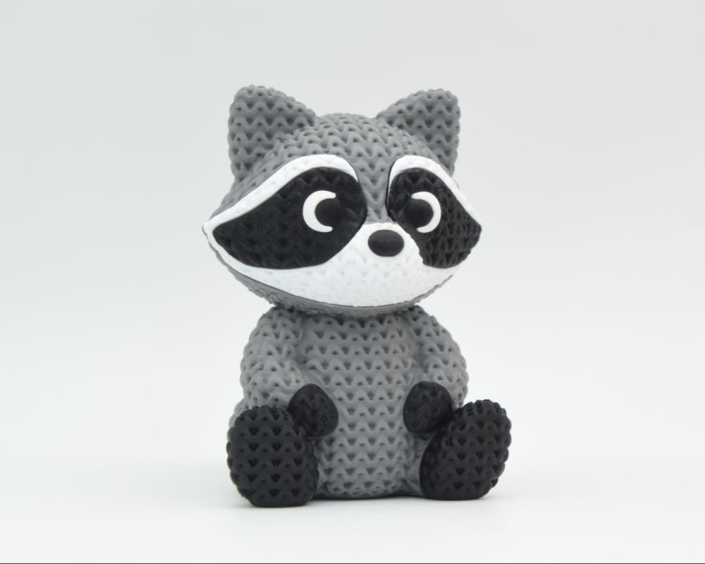 Knitted Raccoon