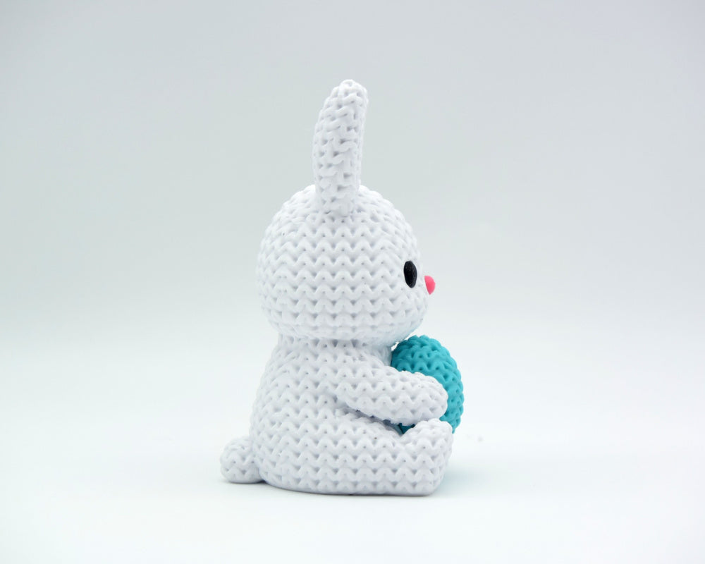 Knitted Bunny With Easter Egg