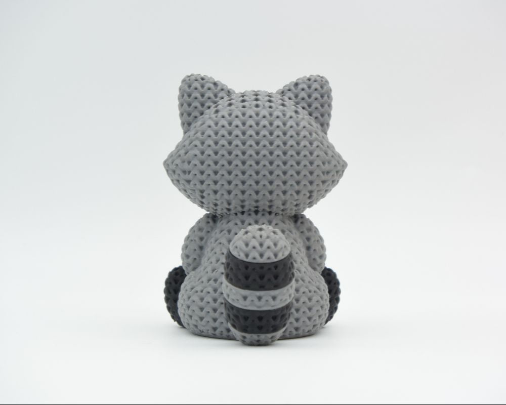 Knitted Raccoon