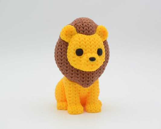 Knitted Lion