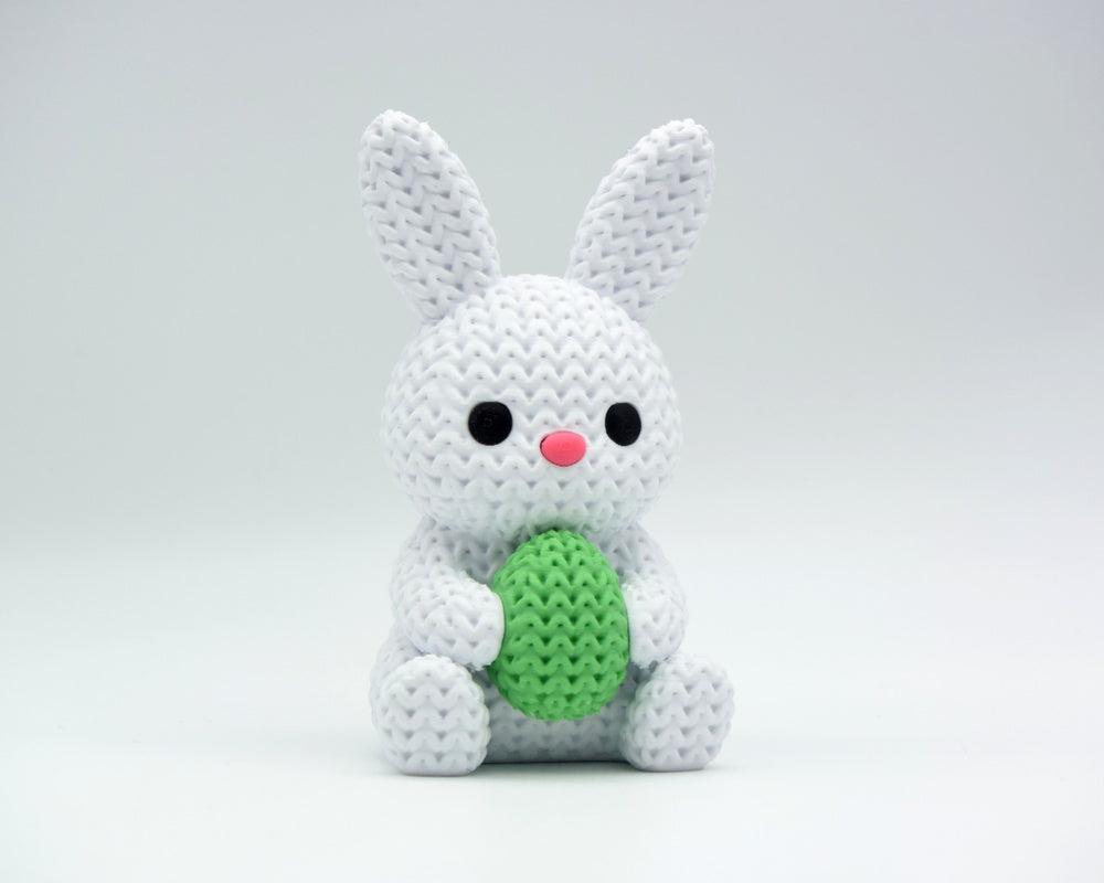 Knitted Bunny With Easter Egg