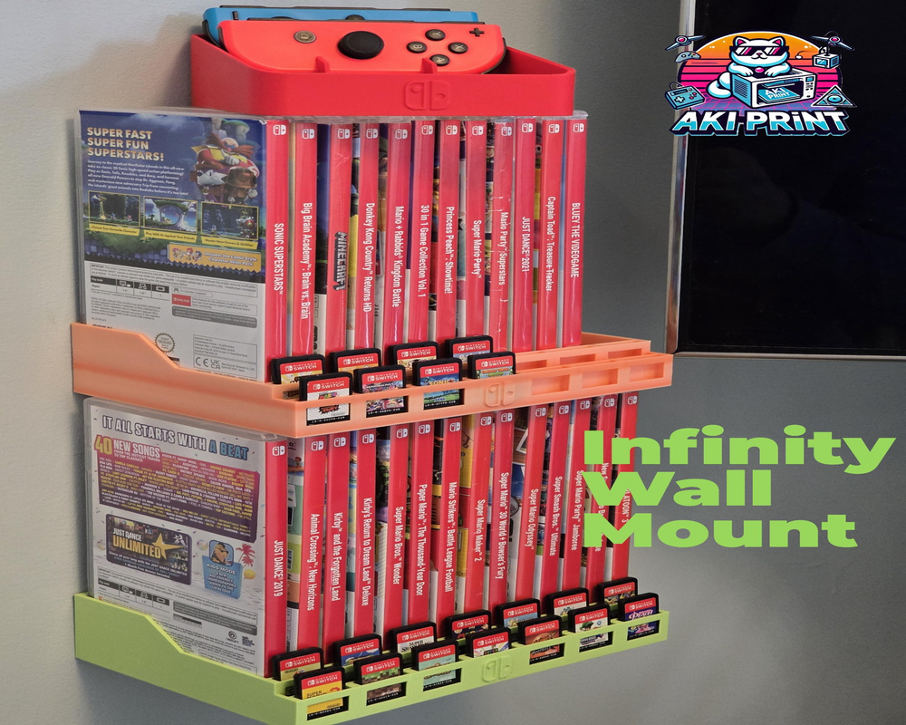 Nintendo Switch 1 & 2 - Game Display Storage