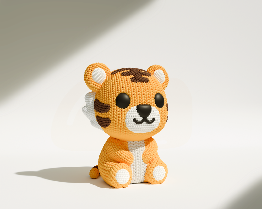 Knitted Tiger