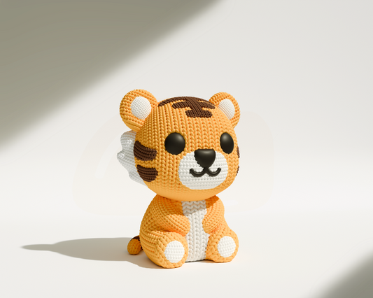 Knitted Tiger